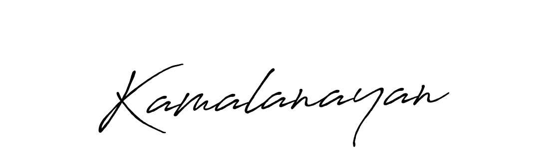 Also we have Kamalanayan name is the best signature style. Create professional handwritten signature collection using Antro_Vectra_Bolder autograph style. Kamalanayan signature style 7 images and pictures png