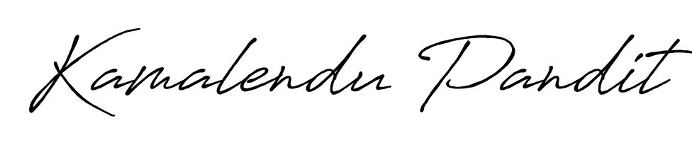 Practice writing Kamalendu Pandit with the flow of Antro_Vectra_Bolder lettering. A fantastic source of inspiration for developing your personal signature style. Kamalendu Pandit signature style 7 images and pictures png