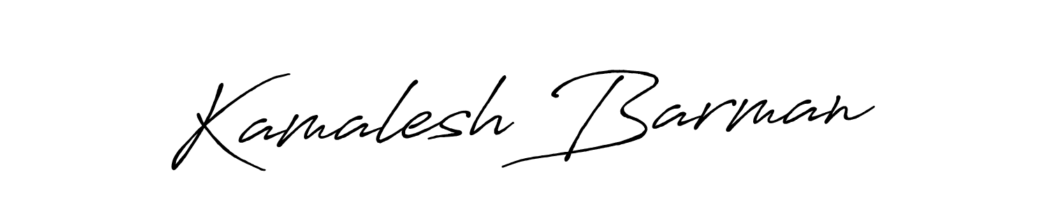 The best way (Antro_Vectra_Bolder) to make a short signature is to pick only two or three words in your name. The name Kamalesh Barman include a total of six letters. For converting this name. Kamalesh Barman signature style 7 images and pictures png