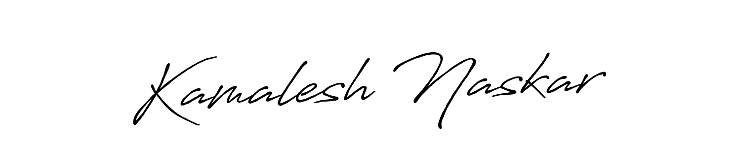 Also we have Kamalesh Naskar name is the best signature style. Create professional handwritten signature collection using Antro_Vectra_Bolder autograph style. Kamalesh Naskar signature style 7 images and pictures png