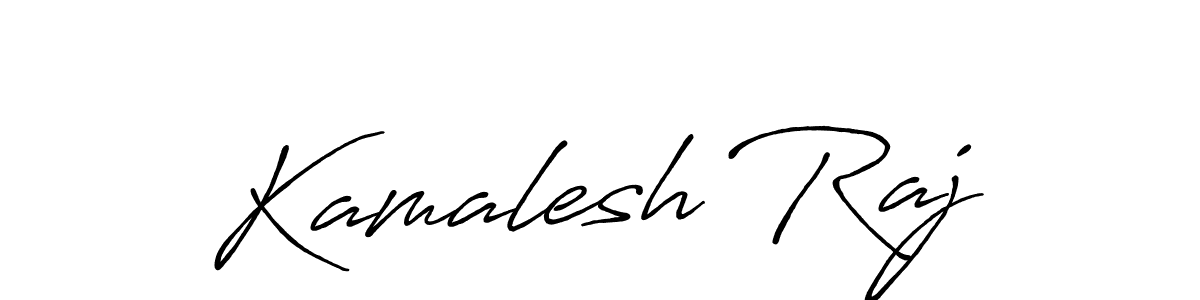 It looks lik you need a new signature style for name Kamalesh Raj. Design unique handwritten (Antro_Vectra_Bolder) signature with our free signature maker in just a few clicks. Kamalesh Raj signature style 7 images and pictures png