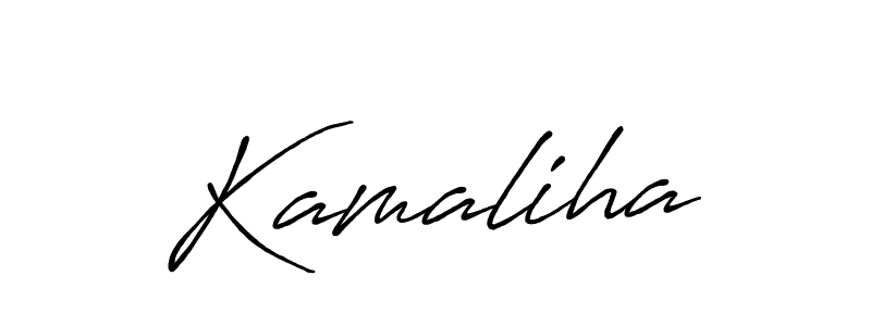 if you are searching for the best signature style for your name Kamaliha. so please give up your signature search. here we have designed multiple signature styles  using Antro_Vectra_Bolder. Kamaliha signature style 7 images and pictures png