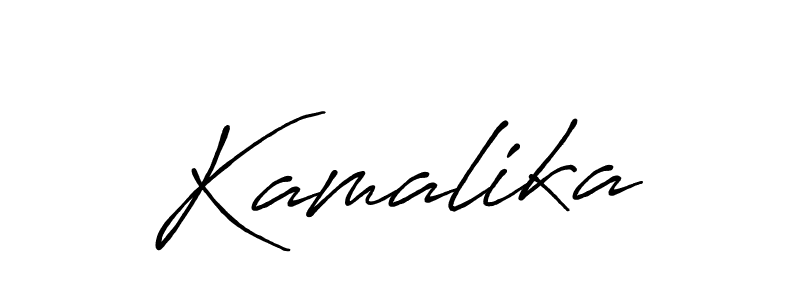 You should practise on your own different ways (Antro_Vectra_Bolder) to write your name (Kamalika) in signature. don't let someone else do it for you. Kamalika signature style 7 images and pictures png