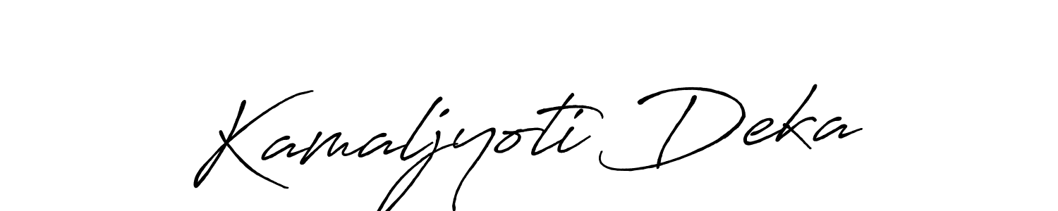 Design your own signature with our free online signature maker. With this signature software, you can create a handwritten (Antro_Vectra_Bolder) signature for name Kamaljyoti Deka. Kamaljyoti Deka signature style 7 images and pictures png