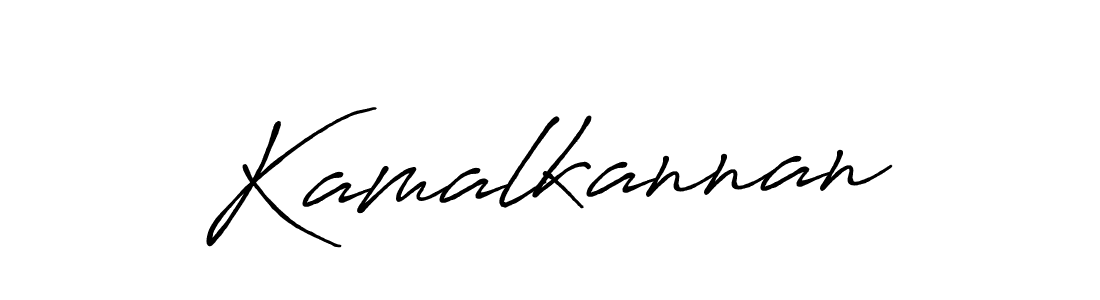 Make a beautiful signature design for name Kamalkannan. With this signature (Antro_Vectra_Bolder) style, you can create a handwritten signature for free. Kamalkannan signature style 7 images and pictures png
