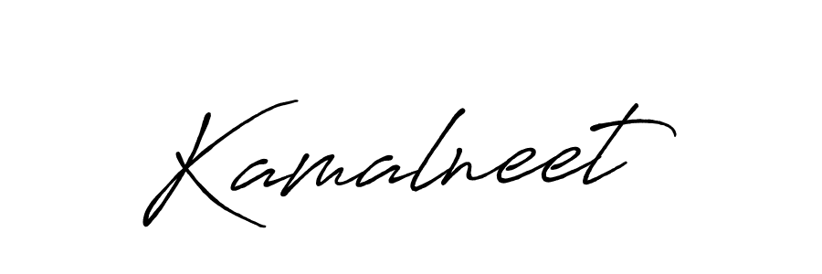 How to make Kamalneet name signature. Use Antro_Vectra_Bolder style for creating short signs online. This is the latest handwritten sign. Kamalneet signature style 7 images and pictures png