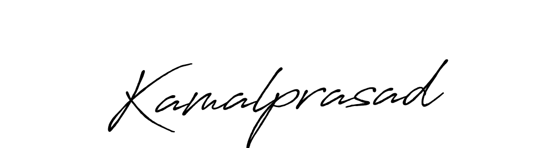 It looks lik you need a new signature style for name Kamalprasad. Design unique handwritten (Antro_Vectra_Bolder) signature with our free signature maker in just a few clicks. Kamalprasad signature style 7 images and pictures png