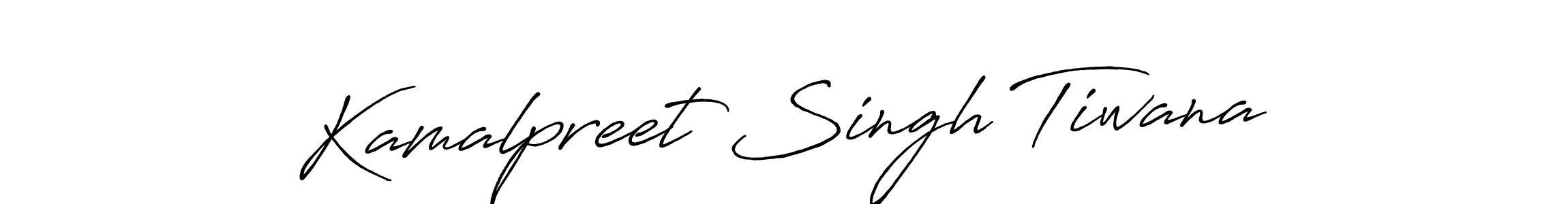 Kamalpreet Singh Tiwana stylish signature style. Best Handwritten Sign (Antro_Vectra_Bolder) for my name. Handwritten Signature Collection Ideas for my name Kamalpreet Singh Tiwana. Kamalpreet Singh Tiwana signature style 7 images and pictures png