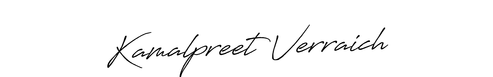 You can use this online signature creator to create a handwritten signature for the name Kamalpreet Verraich. This is the best online autograph maker. Kamalpreet Verraich signature style 7 images and pictures png