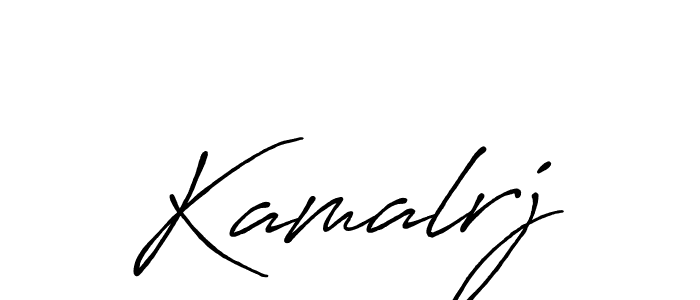 Design your own signature with our free online signature maker. With this signature software, you can create a handwritten (Antro_Vectra_Bolder) signature for name Kamalrj. Kamalrj signature style 7 images and pictures png