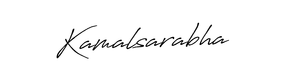Antro_Vectra_Bolder is a professional signature style that is perfect for those who want to add a touch of class to their signature. It is also a great choice for those who want to make their signature more unique. Get Kamalsarabha name to fancy signature for free. Kamalsarabha signature style 7 images and pictures png