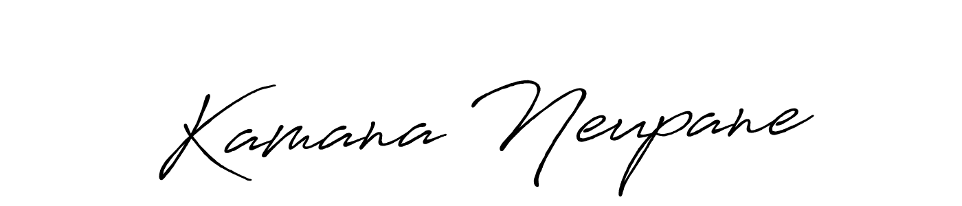 How to Draw Kamana Neupane signature style? Antro_Vectra_Bolder is a latest design signature styles for name Kamana Neupane. Kamana Neupane signature style 7 images and pictures png