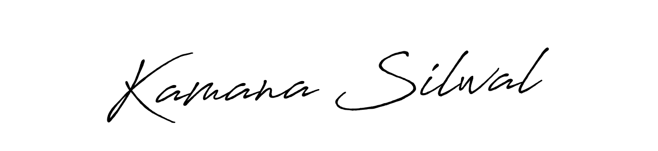 Also we have Kamana Silwal name is the best signature style. Create professional handwritten signature collection using Antro_Vectra_Bolder autograph style. Kamana Silwal signature style 7 images and pictures png