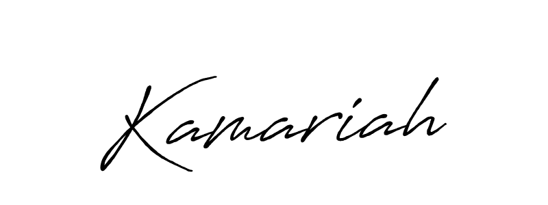 Antro_Vectra_Bolder is a professional signature style that is perfect for those who want to add a touch of class to their signature. It is also a great choice for those who want to make their signature more unique. Get Kamariah name to fancy signature for free. Kamariah signature style 7 images and pictures png