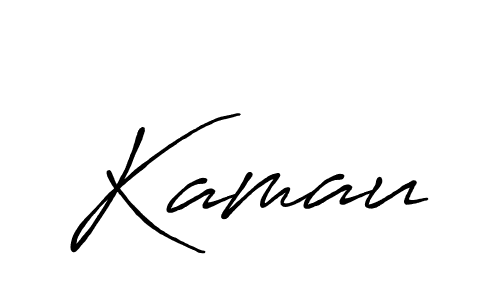 Make a beautiful signature design for name Kamau. With this signature (Antro_Vectra_Bolder) style, you can create a handwritten signature for free. Kamau signature style 7 images and pictures png