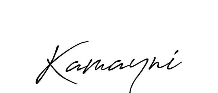 It looks lik you need a new signature style for name Kamayni. Design unique handwritten (Antro_Vectra_Bolder) signature with our free signature maker in just a few clicks. Kamayni signature style 7 images and pictures png