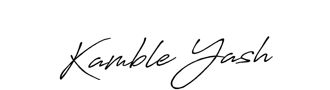 You should practise on your own different ways (Antro_Vectra_Bolder) to write your name (Kamble Yash) in signature. don't let someone else do it for you. Kamble Yash signature style 7 images and pictures png
