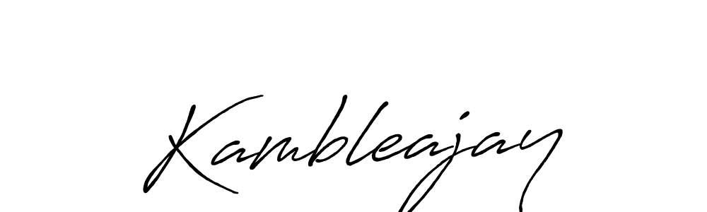 Antro_Vectra_Bolder is a professional signature style that is perfect for those who want to add a touch of class to their signature. It is also a great choice for those who want to make their signature more unique. Get Kambleajay name to fancy signature for free. Kambleajay signature style 7 images and pictures png