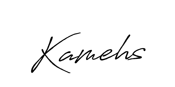 Design your own signature with our free online signature maker. With this signature software, you can create a handwritten (Antro_Vectra_Bolder) signature for name Kamehs. Kamehs signature style 7 images and pictures png