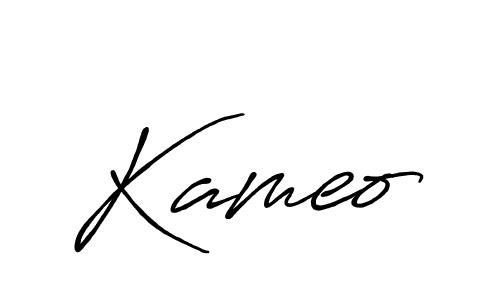 The best way (Antro_Vectra_Bolder) to make a short signature is to pick only two or three words in your name. The name Kameo include a total of six letters. For converting this name. Kameo signature style 7 images and pictures png