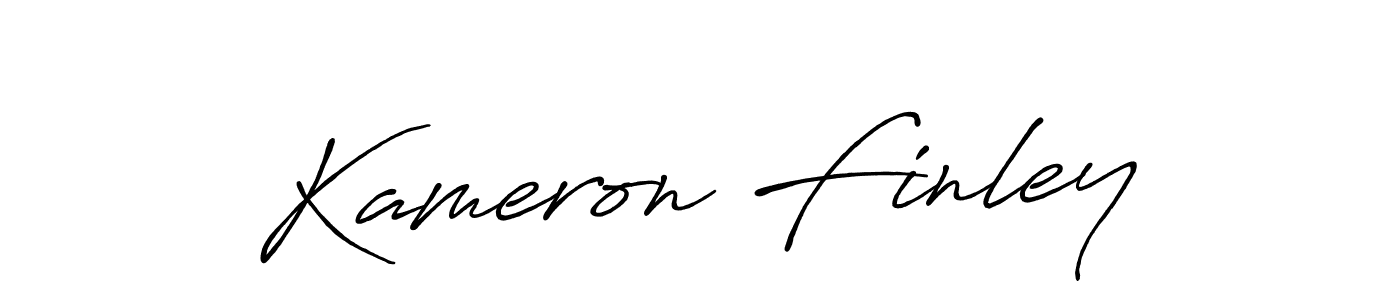 Kameron Finley stylish signature style. Best Handwritten Sign (Antro_Vectra_Bolder) for my name. Handwritten Signature Collection Ideas for my name Kameron Finley. Kameron Finley signature style 7 images and pictures png