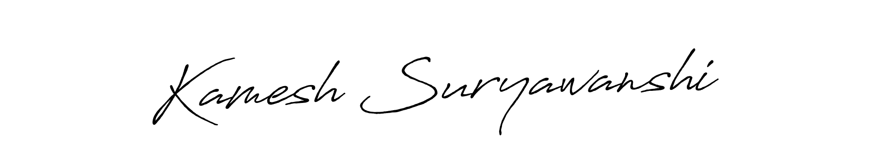 It looks lik you need a new signature style for name Kamesh Suryawanshi. Design unique handwritten (Antro_Vectra_Bolder) signature with our free signature maker in just a few clicks. Kamesh Suryawanshi signature style 7 images and pictures png