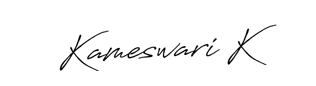 You can use this online signature creator to create a handwritten signature for the name Kameswari K. This is the best online autograph maker. Kameswari K signature style 7 images and pictures png