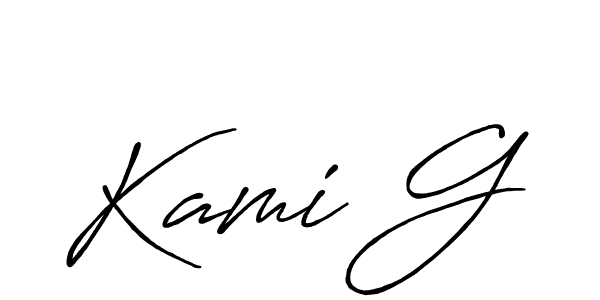 Make a short Kami G signature style. Manage your documents anywhere anytime using Antro_Vectra_Bolder. Create and add eSignatures, submit forms, share and send files easily. Kami G signature style 7 images and pictures png