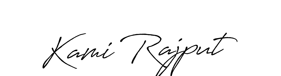 The best way (Antro_Vectra_Bolder) to make a short signature is to pick only two or three words in your name. The name Kami Rajput include a total of six letters. For converting this name. Kami Rajput signature style 7 images and pictures png