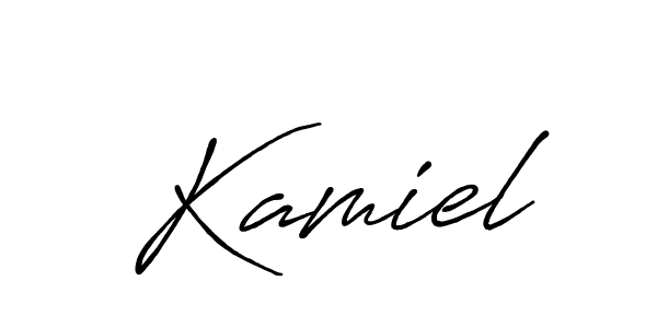 This is the best signature style for the Kamiel name. Also you like these signature font (Antro_Vectra_Bolder). Mix name signature. Kamiel signature style 7 images and pictures png