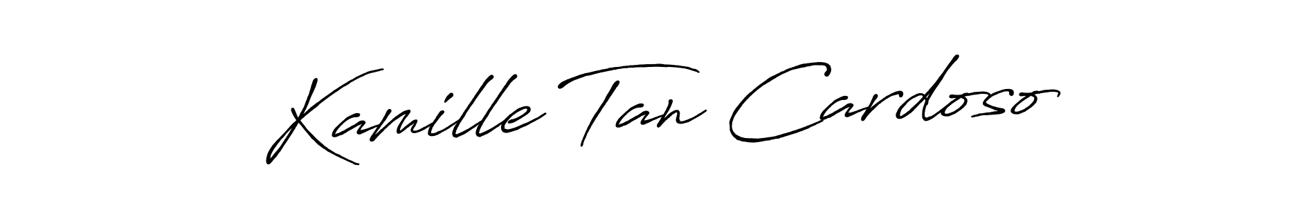 if you are searching for the best signature style for your name Kamille Tan Cardoso. so please give up your signature search. here we have designed multiple signature styles  using Antro_Vectra_Bolder. Kamille Tan Cardoso signature style 7 images and pictures png