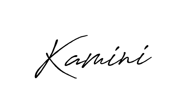 Also You can easily find your signature by using the search form. We will create Kamini name handwritten signature images for you free of cost using Antro_Vectra_Bolder sign style. Kamini signature style 7 images and pictures png