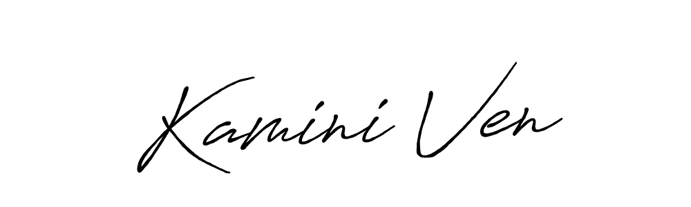This is the best signature style for the Kamini Ven name. Also you like these signature font (Antro_Vectra_Bolder). Mix name signature. Kamini Ven signature style 7 images and pictures png