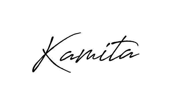 Design your own signature with our free online signature maker. With this signature software, you can create a handwritten (Antro_Vectra_Bolder) signature for name Kamita. Kamita signature style 7 images and pictures png