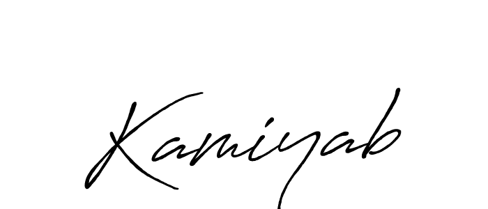 Similarly Antro_Vectra_Bolder is the best handwritten signature design. Signature creator online .You can use it as an online autograph creator for name Kamiyab. Kamiyab signature style 7 images and pictures png