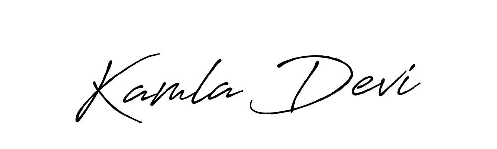 Design your own signature with our free online signature maker. With this signature software, you can create a handwritten (Antro_Vectra_Bolder) signature for name Kamla Devi. Kamla Devi signature style 7 images and pictures png