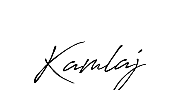 The best way (Antro_Vectra_Bolder) to make a short signature is to pick only two or three words in your name. The name Kamlaj include a total of six letters. For converting this name. Kamlaj signature style 7 images and pictures png