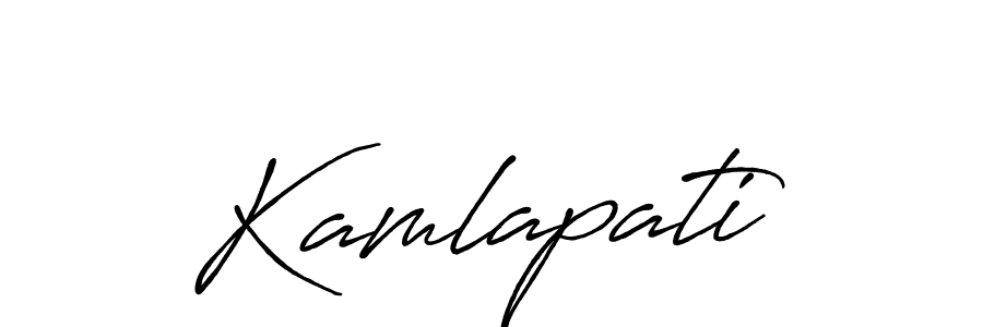 How to make Kamlapati name signature. Use Antro_Vectra_Bolder style for creating short signs online. This is the latest handwritten sign. Kamlapati signature style 7 images and pictures png
