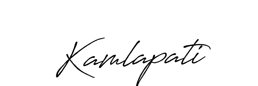 How to make Kamlapati name signature. Use Antro_Vectra_Bolder style for creating short signs online. This is the latest handwritten sign. Kamlapati signature style 7 images and pictures png