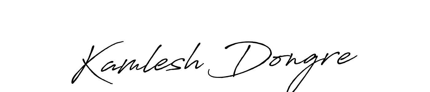 Make a short Kamlesh Dongre signature style. Manage your documents anywhere anytime using Antro_Vectra_Bolder. Create and add eSignatures, submit forms, share and send files easily. Kamlesh Dongre signature style 7 images and pictures png