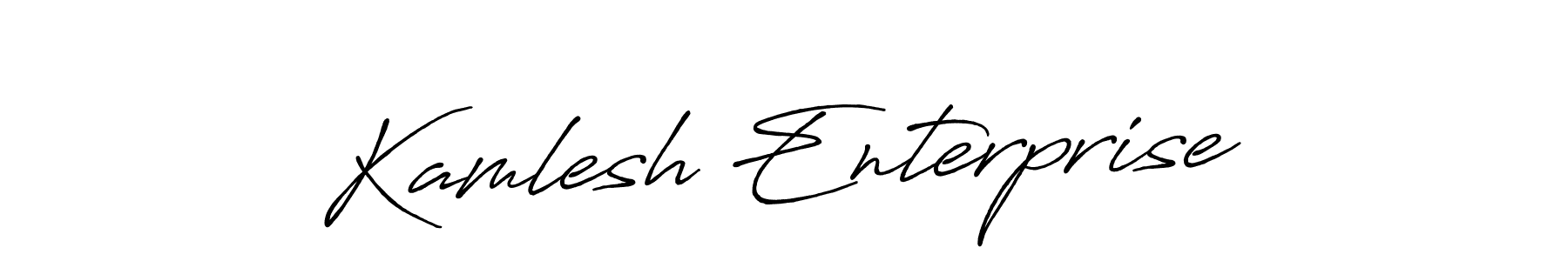 Make a beautiful signature design for name Kamlesh Enterprise. Use this online signature maker to create a handwritten signature for free. Kamlesh Enterprise signature style 7 images and pictures png