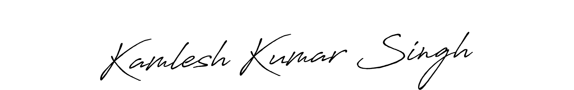 Also You can easily find your signature by using the search form. We will create Kamlesh Kumar Singh name handwritten signature images for you free of cost using Antro_Vectra_Bolder sign style. Kamlesh Kumar Singh signature style 7 images and pictures png