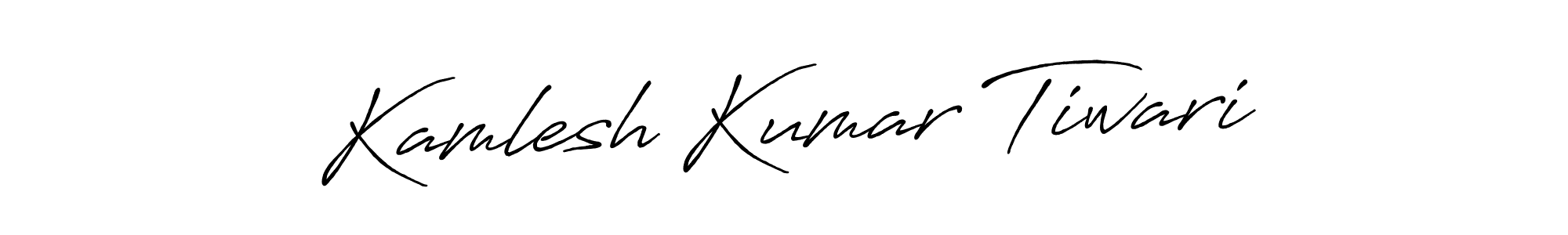 How to make Kamlesh Kumar Tiwari signature? Antro_Vectra_Bolder is a professional autograph style. Create handwritten signature for Kamlesh Kumar Tiwari name. Kamlesh Kumar Tiwari signature style 7 images and pictures png