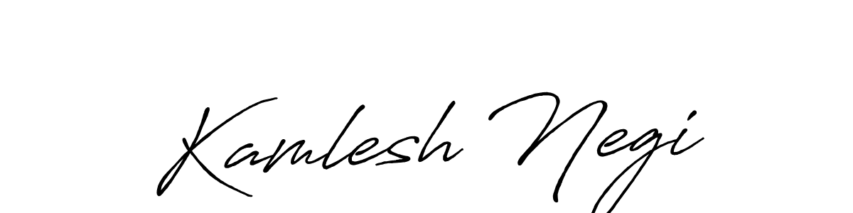 Make a short Kamlesh Negi signature style. Manage your documents anywhere anytime using Antro_Vectra_Bolder. Create and add eSignatures, submit forms, share and send files easily. Kamlesh Negi signature style 7 images and pictures png