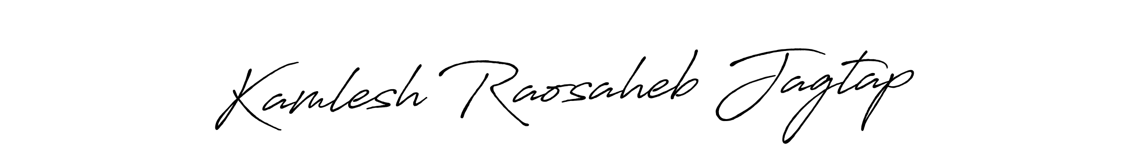 How to make Kamlesh Raosaheb Jagtap signature? Antro_Vectra_Bolder is a professional autograph style. Create handwritten signature for Kamlesh Raosaheb Jagtap name. Kamlesh Raosaheb Jagtap signature style 7 images and pictures png