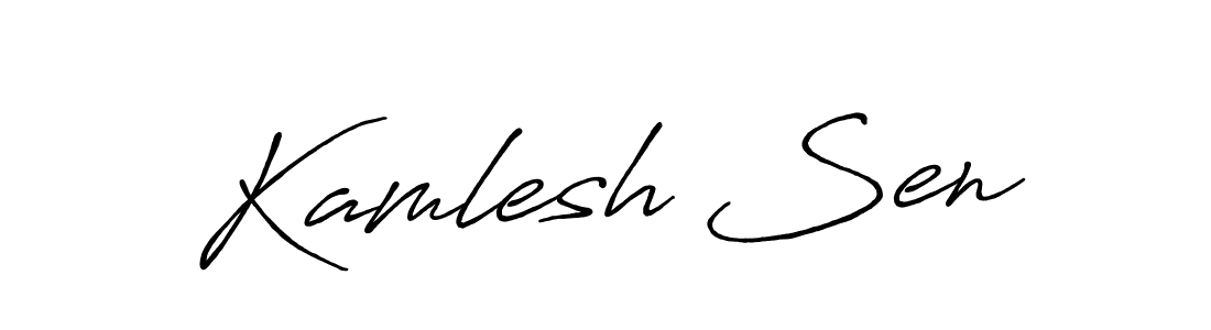 Best and Professional Signature Style for Kamlesh Sen. Antro_Vectra_Bolder Best Signature Style Collection. Kamlesh Sen signature style 7 images and pictures png