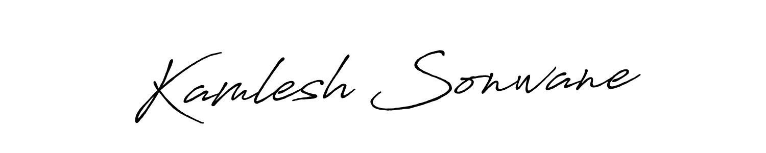 Here are the top 10 professional signature styles for the name Kamlesh Sonwane. These are the best autograph styles you can use for your name. Kamlesh Sonwane signature style 7 images and pictures png