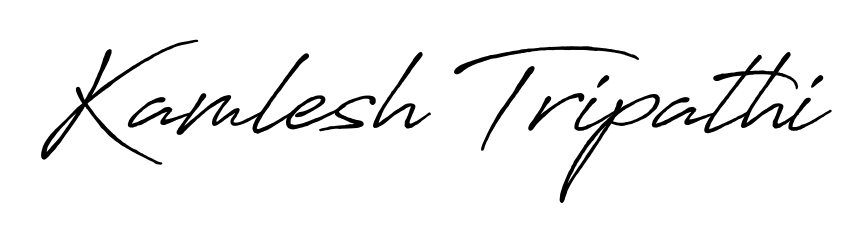 Download transparent PNG signature for name Kamlesh Tripathi styled with Antro_Vectra_Bolder font. Ready to paste directly into PDF and Word agreements. Kamlesh Tripathi signature style 7 images and pictures png