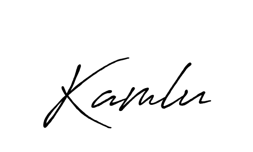 Make a short Kamlu signature style. Manage your documents anywhere anytime using Antro_Vectra_Bolder. Create and add eSignatures, submit forms, share and send files easily. Kamlu signature style 7 images and pictures png