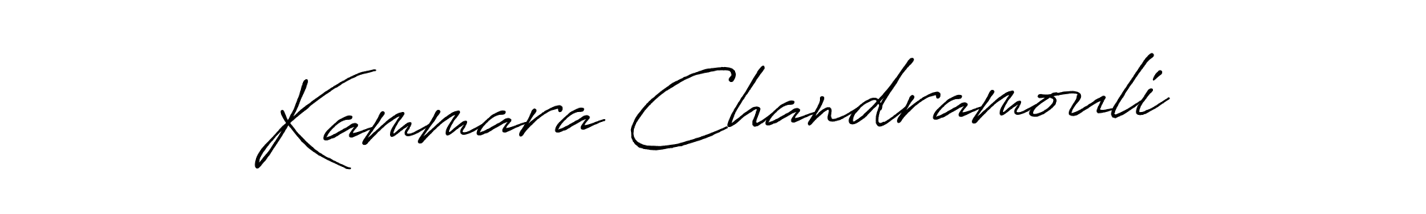 Also we have Kammara Chandramouli name is the best signature style. Create professional handwritten signature collection using Antro_Vectra_Bolder autograph style. Kammara Chandramouli signature style 7 images and pictures png